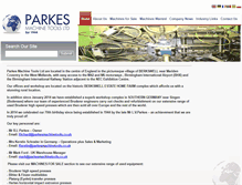 Tablet Screenshot of parkesmachinetools.co.uk